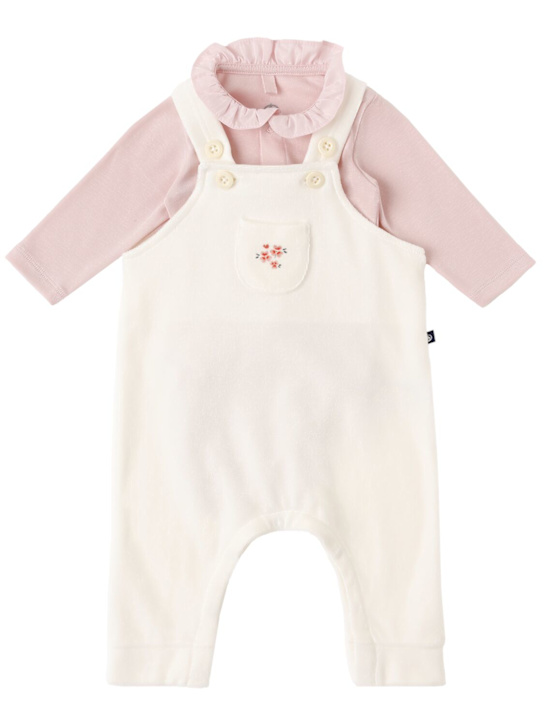 Petit Bateau - Cotton overalls & bodysuit