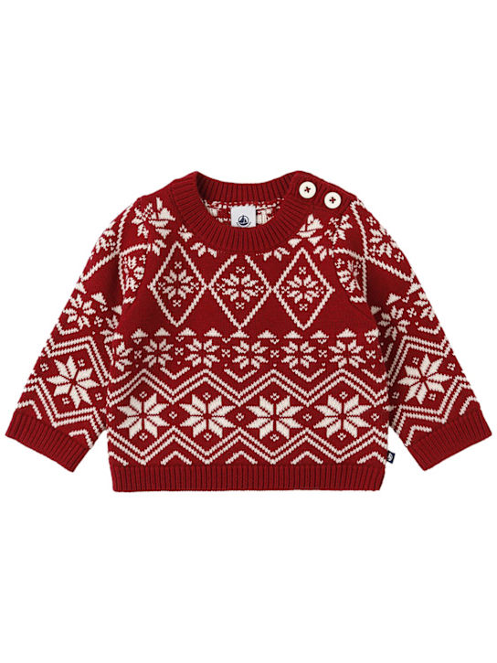 Petit Bateau - Cotton & wool knit sweater
