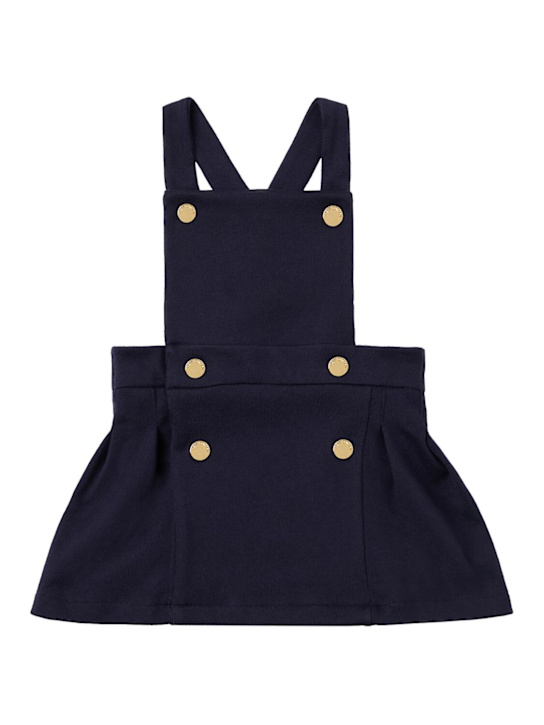 Petit Bateau - Cotton chambray overall dress