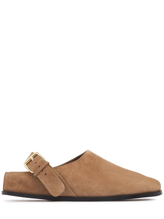 A.EMERY: Louis Mules in 20mm Suede