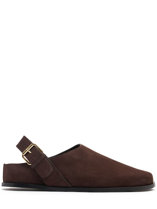 A.EMERY: Sabots en daim Louis 20 mm