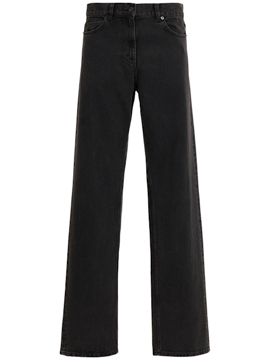 The Row: Jeans Clair a vita alta in denim