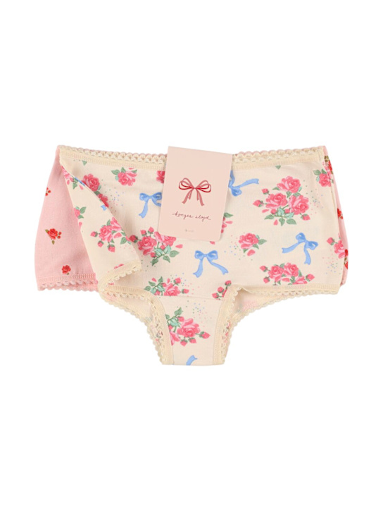 Konges Sløjd: Set di 2 slip in misto cotone stampato