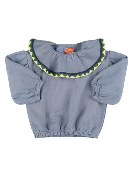 MORNING MESS THERAPY: Felpa in misto cotone organico