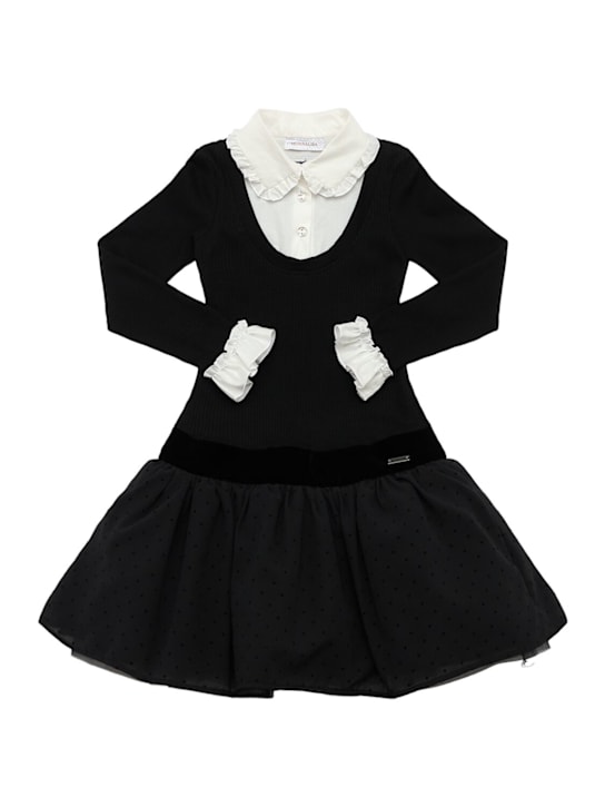 Monnalisa - Vestito in misto viscosa