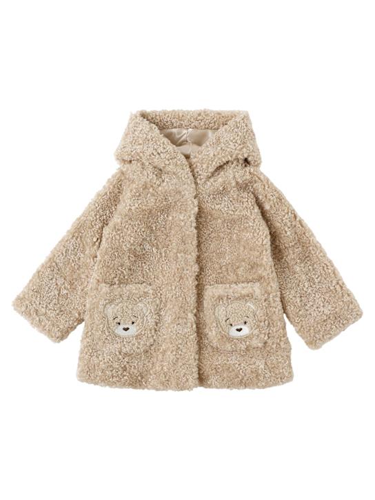 Monnalisa - Cappotto in teddy di poliestere