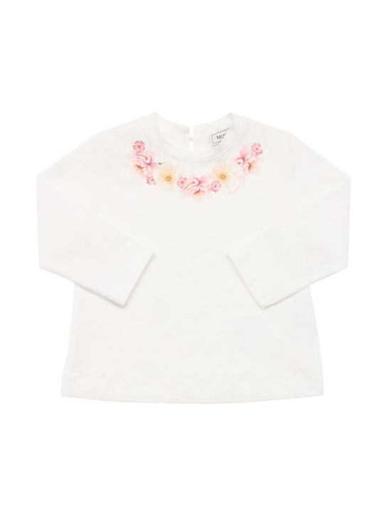 Monnalisa: T-shirt en jersey de coton imprimé