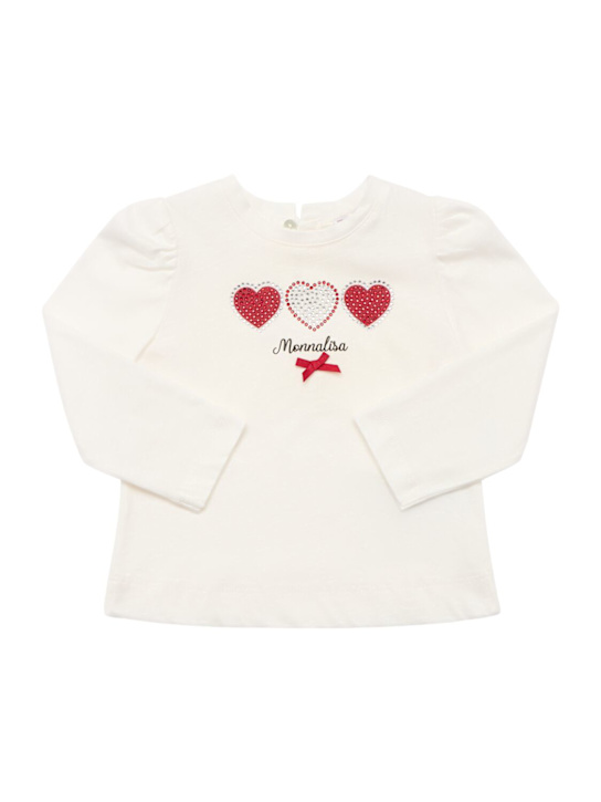 Monnalisa: T-shirt in jersey di cotone stampato