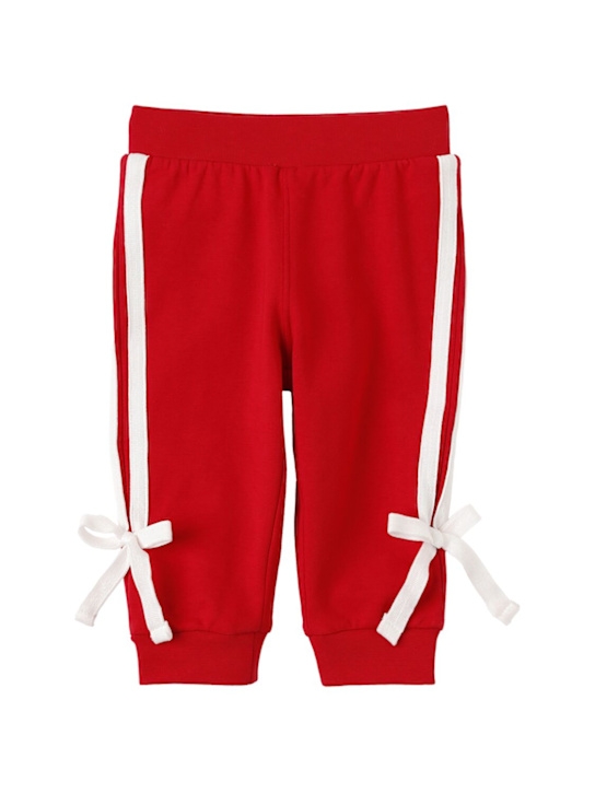 Monnalisa - Pantaloni in felpa di misto cotone