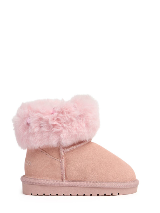 Monnalisa - Bottines à cheville en shearling