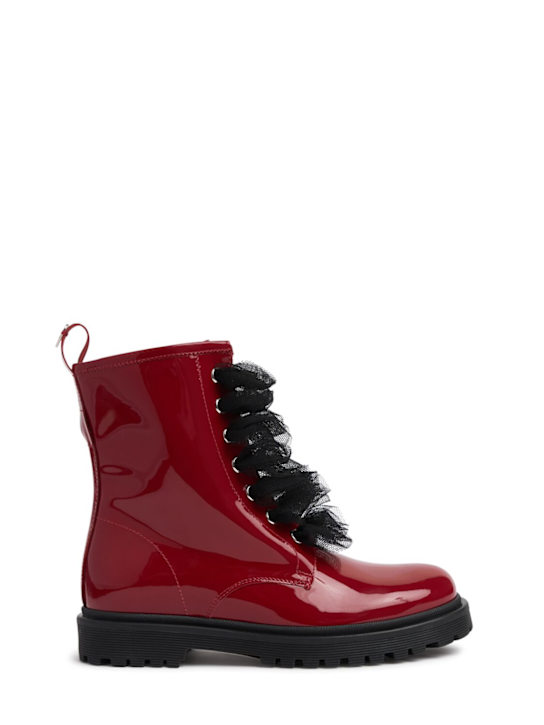 Monnalisa - Bottines en cuir verni