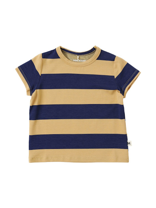Mini Rodini: T-shirt in jersey a righe