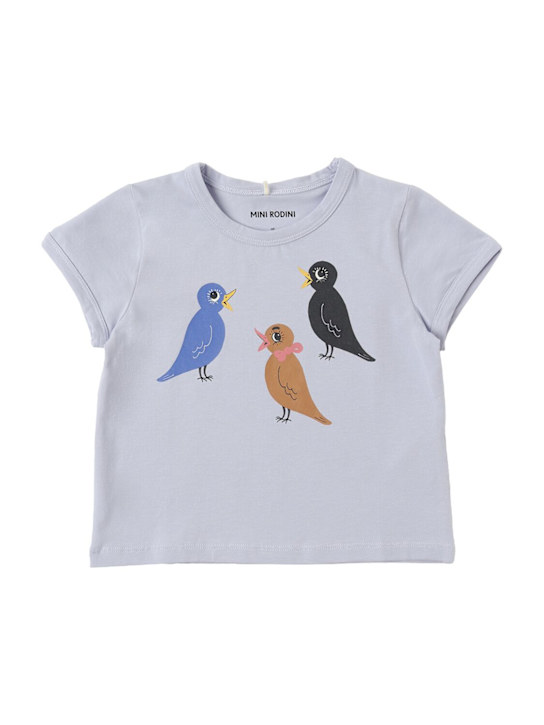 Mini Rodini: T-shirt in jersey di misto cotone con stampa