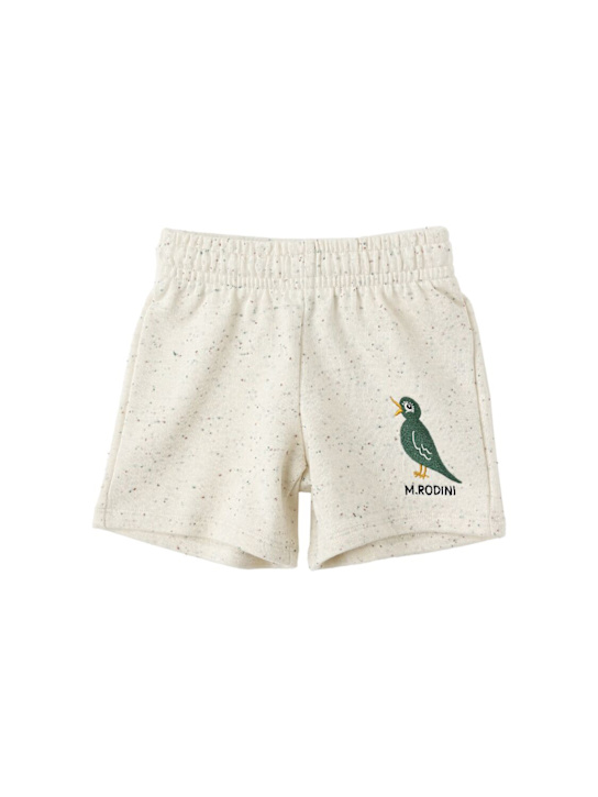 Mini Rodini - Shorts in felpa di cotone con stampa