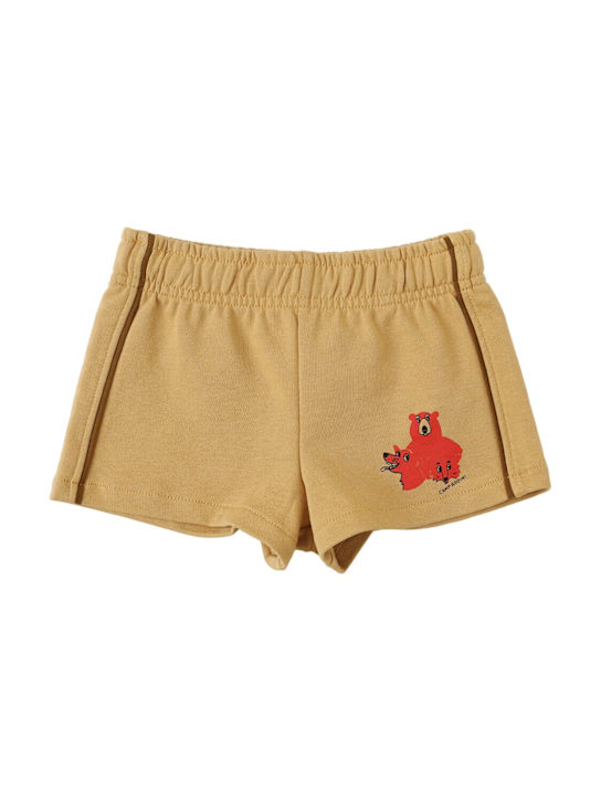 Mini Rodini - Shorts aus Baumwollfleece mit Druck