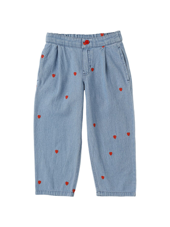 Mini Rodini - Jeans aus Baumwolle mit Stickerei