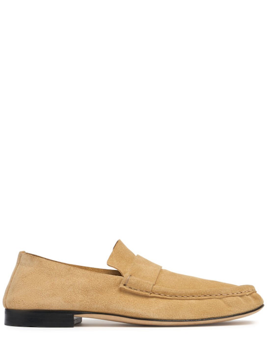 The Row: Mocasines de ante