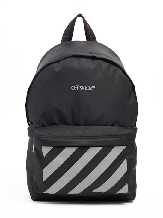 Off-White: Sac à dos en polyester à logo