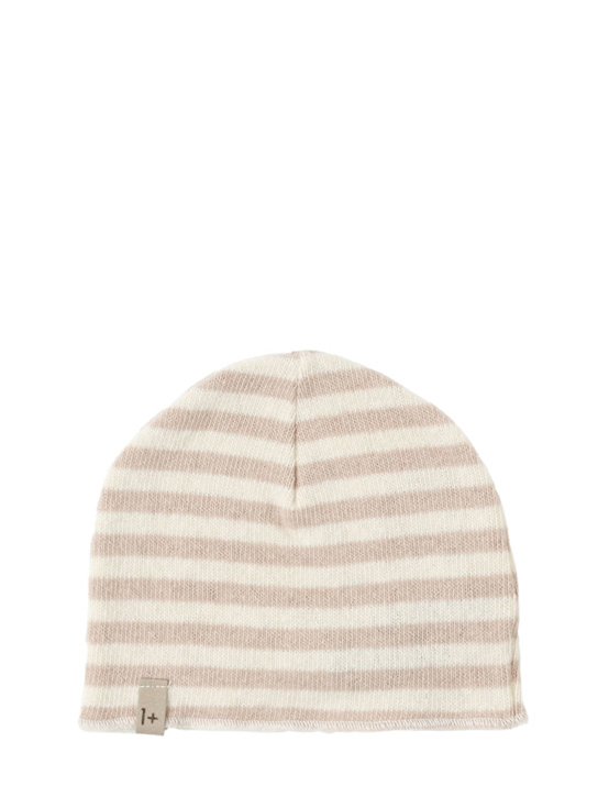 Bonnet en coton mélangé à rayures
