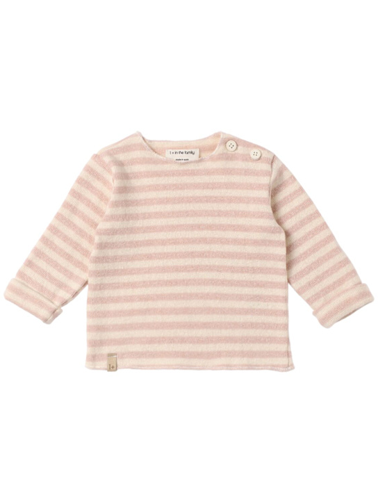1 + IN THE FAMILY - T-shirt en jersey de coton mélangé