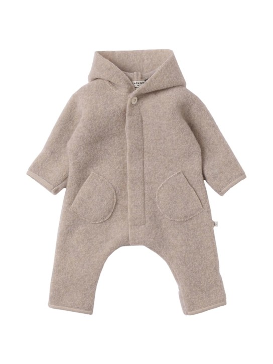 1 + IN THE FAMILY: Romper in wool blend