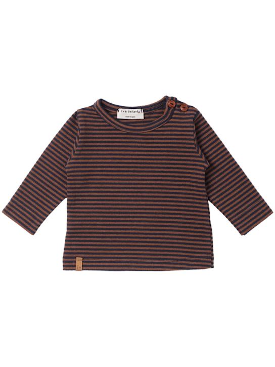 1 + IN THE FAMILY: T-shirt in jersey cotton blend