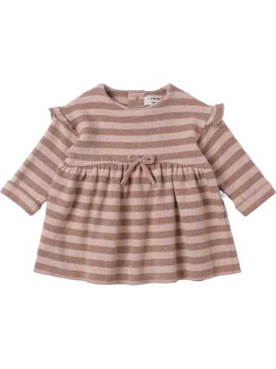 1 + IN THE FAMILY - Striped cotton blend dress