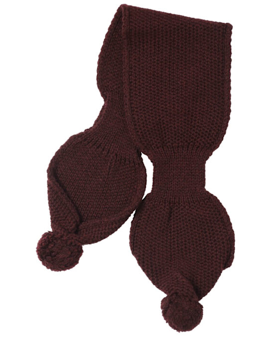 1 + IN THE FAMILY: Sciarpa in maglia di misto lana
