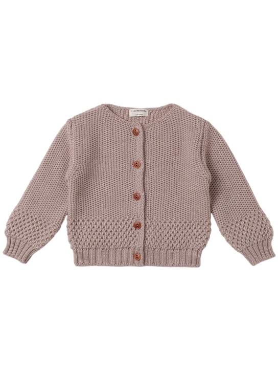 1 + IN THE FAMILY - Cardigan in maglia di misto lana
