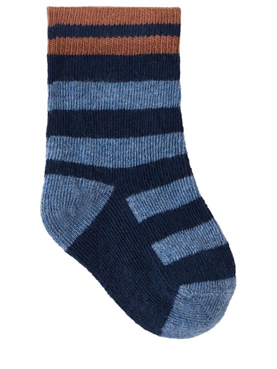 1 + IN THE FAMILY - Striped cotton blend socks
