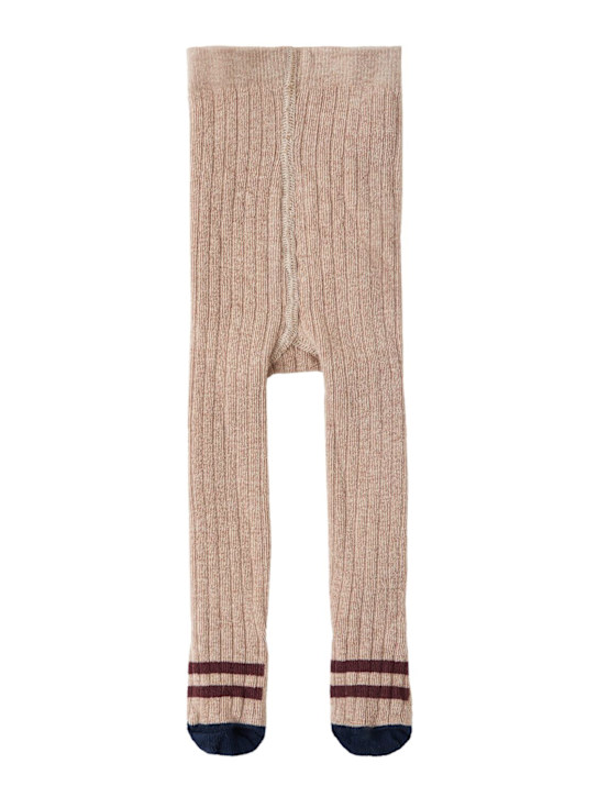 1 + IN THE FAMILY: Cotton blend knit tights