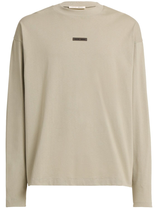 Fear of God ESSENTIALS - T-shirt classic fit a maniche lunghe