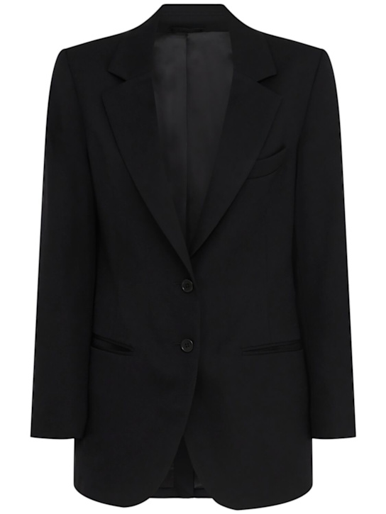 Annagreta - Blazer monopetto Freya in twill di lana
