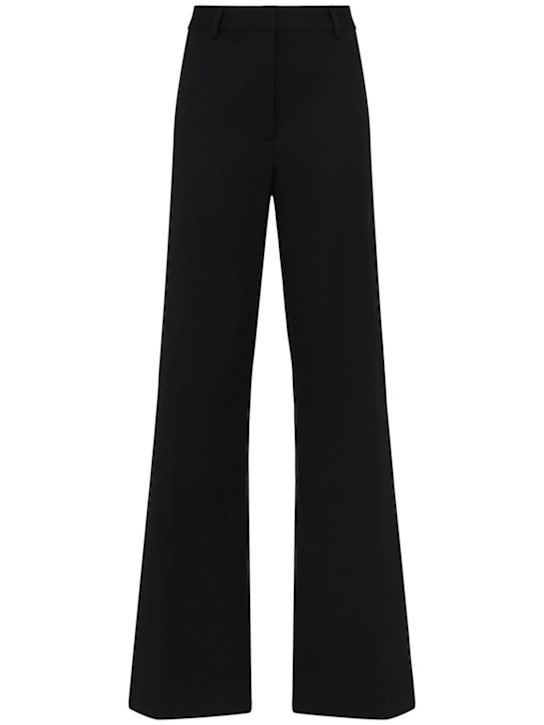 Annagreta - Pantaloni gamba dritta Malika in twill di lana