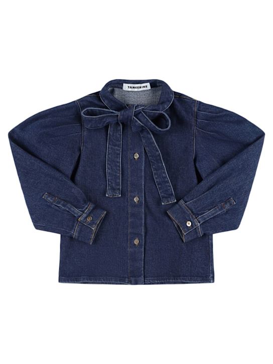 TANGERINE: Camicia in denim di misto cotone