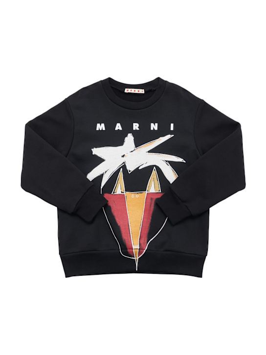 Marni Junior - Sweat-shirt en coton imprimé