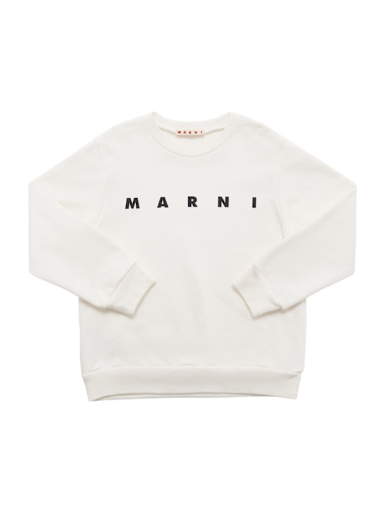 Marni Junior - Sweat-shirt en coton imprimé