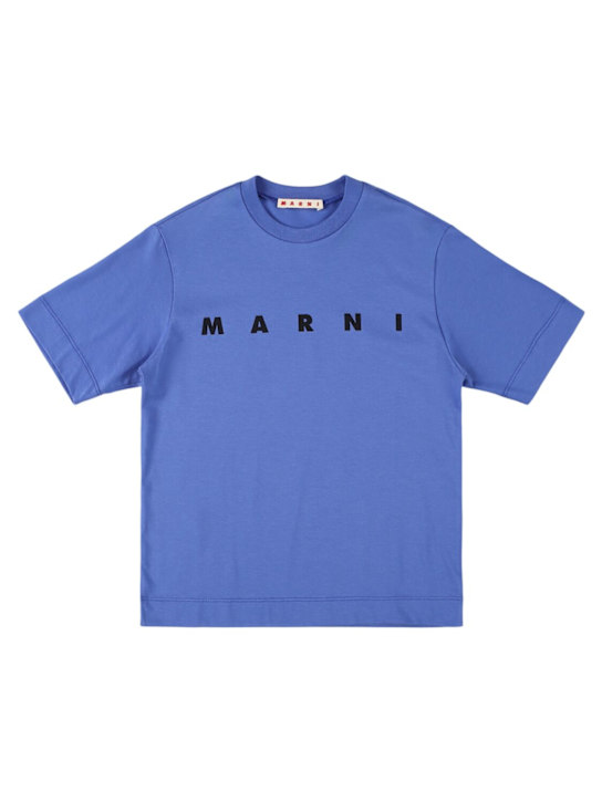 Marni Junior - T-shirt en jersey de coton imprimé