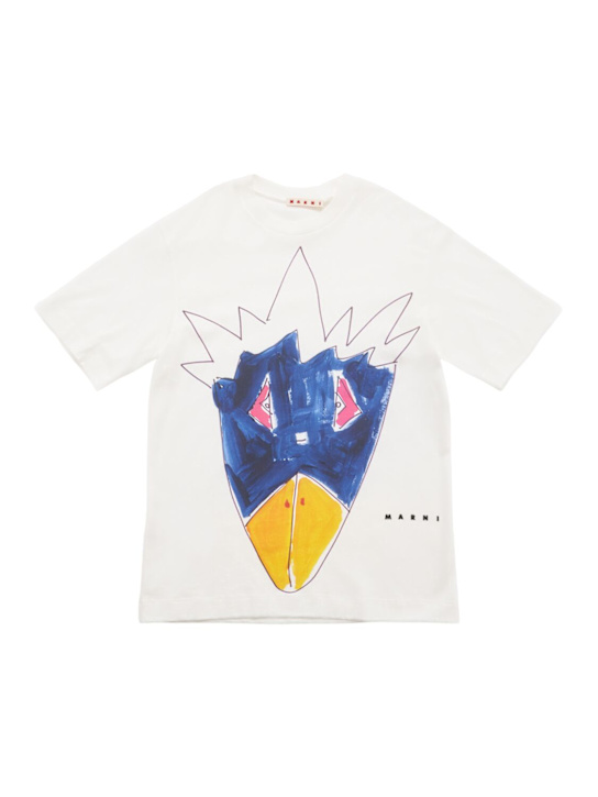 Marni Junior - T-shirt en jersey de coton imprimé