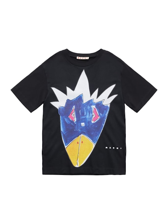 Marni Junior - T-shirt en jersey de coton imprimé