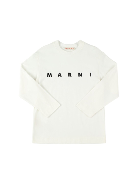 Marni Junior - T-shirt en jersey de coton imprimé