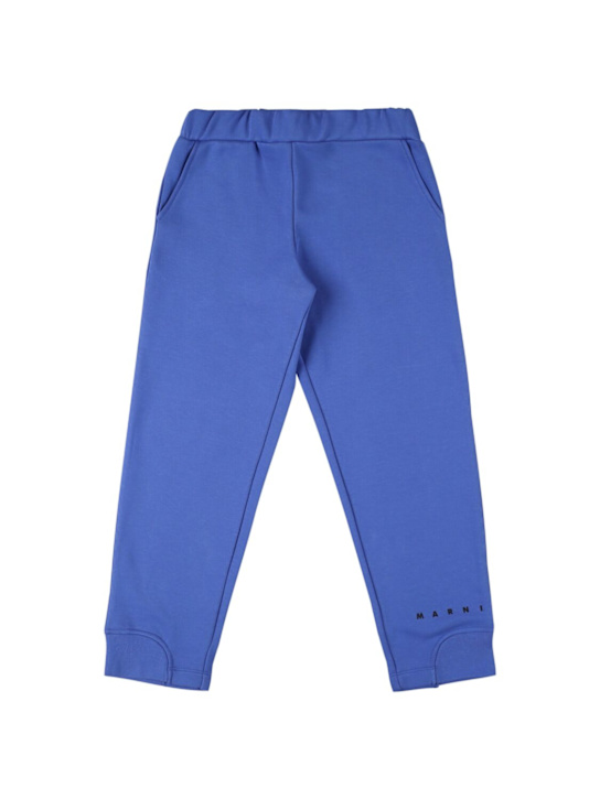 Marni Junior: Pantaloni in felpa di cotone