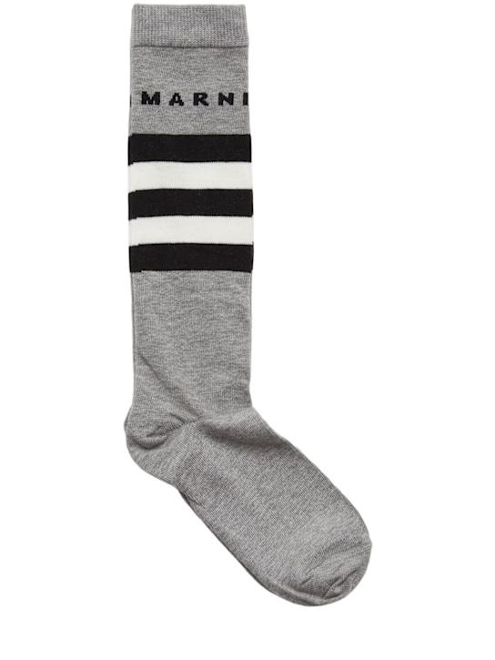 Marni Junior: Calzini in maglia di cotone