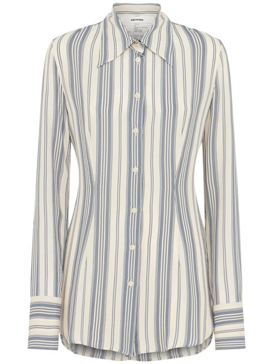 BETTTER: Chemise en coton à rayures Rowan
