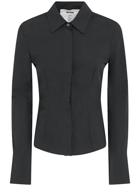 BETTTER: Chemise ajustée avec cravate Cascade