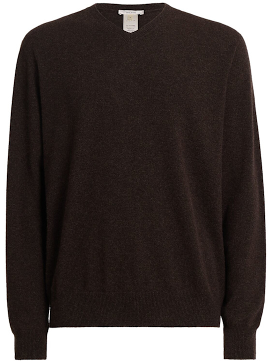 The Row: Maglia Rod in cashmere con scollo a V