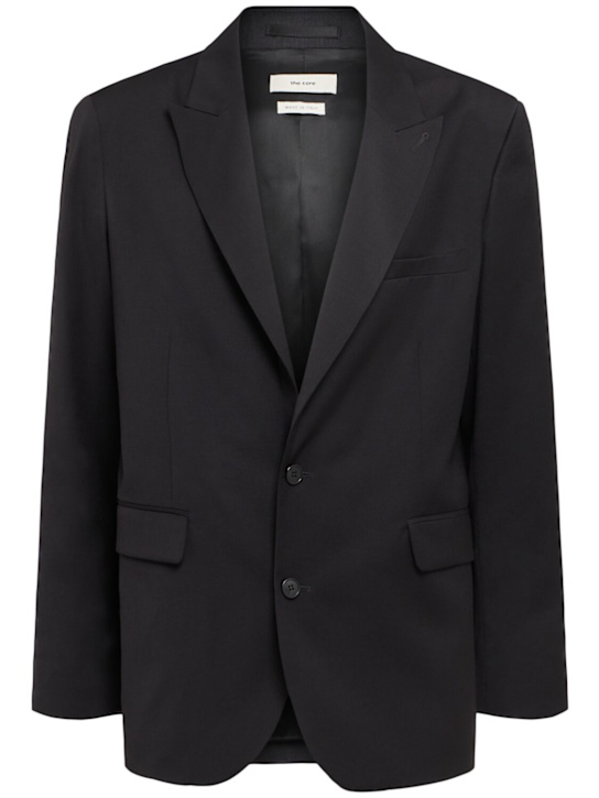 THE CORE - Single breasted wool twill blazer