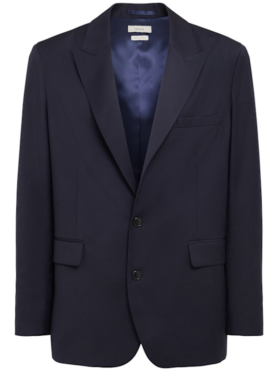 THE CORE: Single breasted wool twill blazer