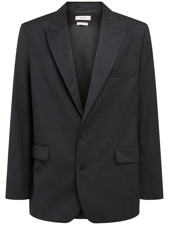 THE CORE: Single breasted wool twill blazer
