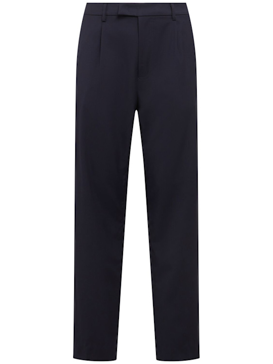 THE CORE - Wool twill chino wide pants